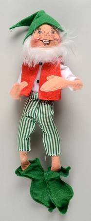 Annalee Christmas Doll Tinsel The Elf - No Box