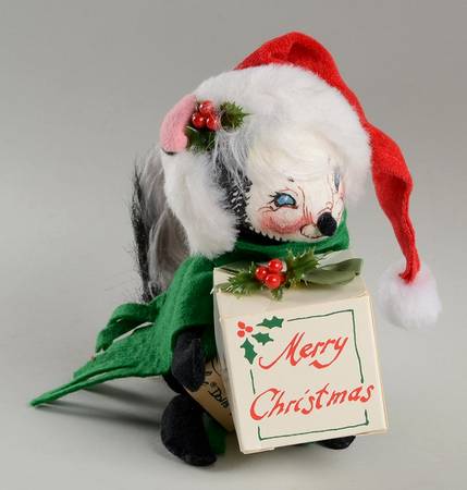 Annalee Christmas Doll Santa Skunk - With Gift Box - No Box