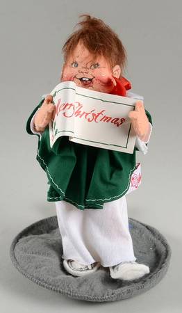 People Christmas Choir Boy With Brown Hair - No Box