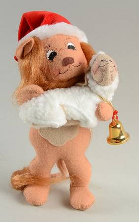 Annalee Christmas Doll Yuletide Lion & Lamb - No Box 235