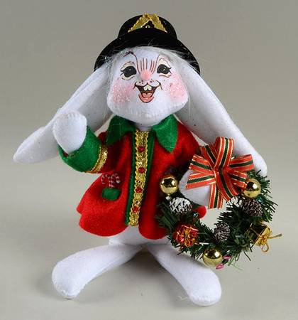 Annalee Christmas Doll Elegant Bunny - No Box