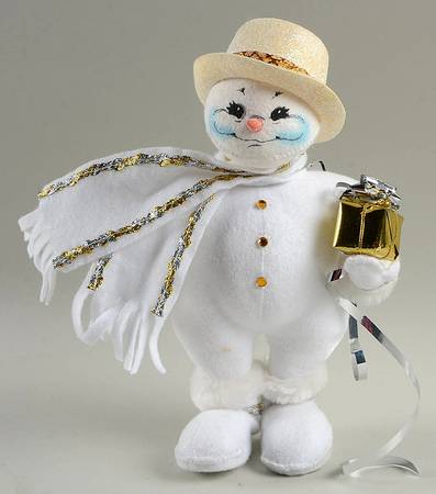 Annalee Christmas Doll Frosted Snowman - No Box
