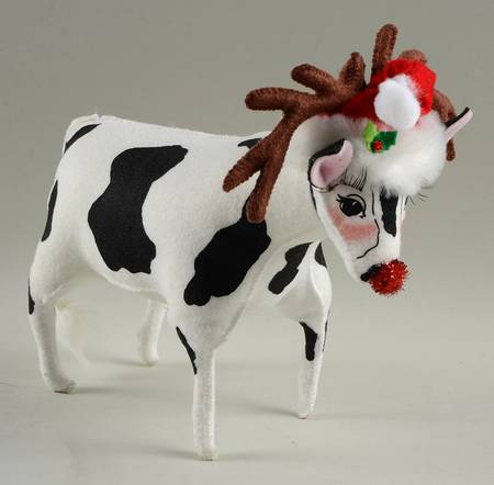 Annalee Christmas Doll Got Christmas Cow - No Box