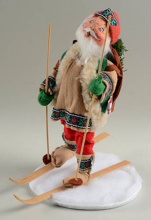 People Christmas Old World Skier - No Box