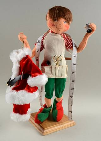 Annalee Christmas Doll Santa's Tailor Elf - No Box