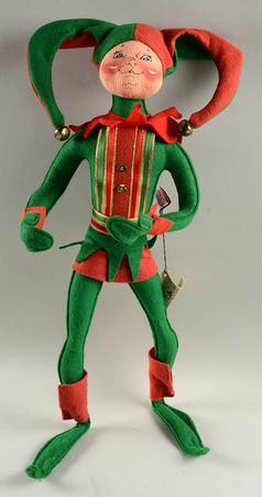Annalee Christmas Doll Just-A-Jester - No Box