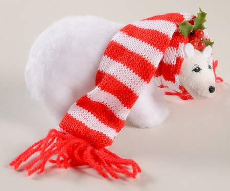 Annalee Christmas Doll Polar Bear Cub - No Box