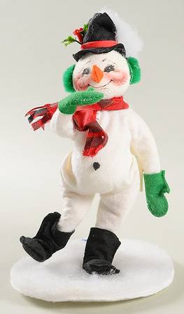 Annalee Christmas Doll Snowman-Without Pipe - No Box