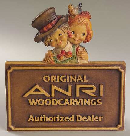 Advertising Signs Original Anri Woodcarvings - Wood Advertising Sign