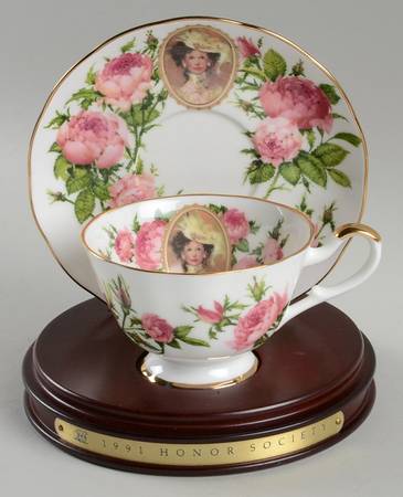 Honor Society-Cup &amp; Saucer by Avon