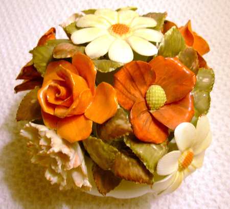 Floral Giftware Orange Rose - Flower Pot - No Box