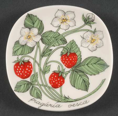 Arabia Plaques Woodland Strawberry-Fragaria Vesca - No Box
