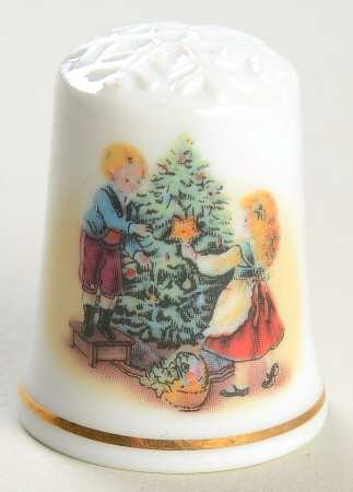 Christmas Thimbles Christmas 1982 - No Box