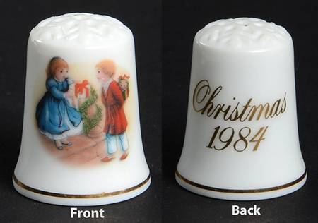 Christmas Thimbles Christmas 1984 - No Box