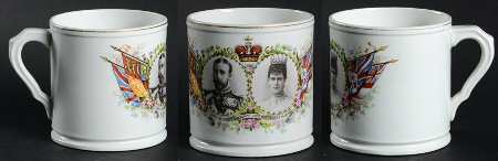Alcock Royalty Giftware George V & Mary Coronation Cup  - No Box