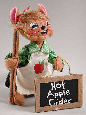 Thanksgiving Mice Hot Apple Cider Mouse - No Box