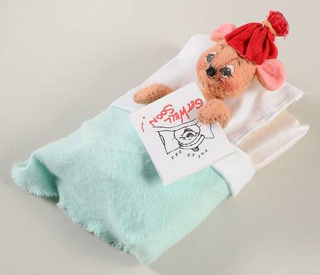 Special Occasion Mice Get Well Mouse - No Box
