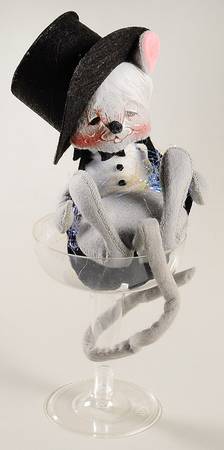 Special Occasion Mice New Year's Champagne Mouse - No Box