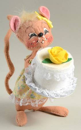 Special Occasion Mice Birthday Girl Mouse - Yellow - No Box