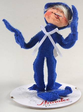 Annalee Dolls Blue Patriot Elf - No Box