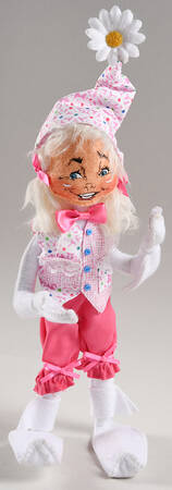 Annalee Dolls Spring Girl Elf With Pigtails - No Box