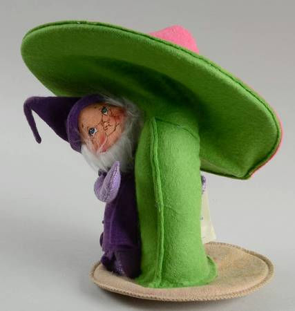 Annalee Dolls Gnome With Mushroom - No Box