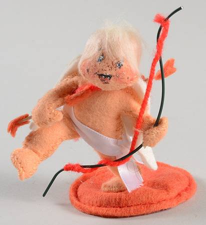 Annalee Dolls 1987 Cupid With Stand - No Box