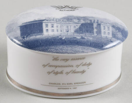 Princess Diana Memorial Giftware Charles 9th Earl Spencer Box  - Boxed