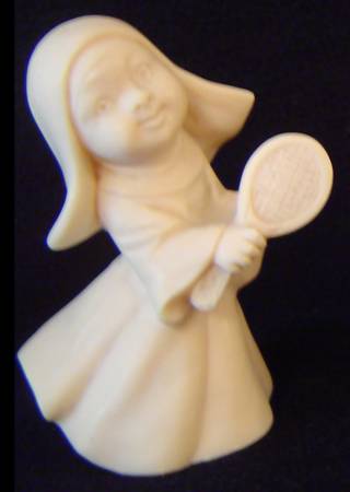 Religious Figurines Nun-Tennis - Boxed