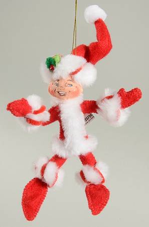 Annalee Christmas Ornaments Peppermint Twist Elf - No Box
