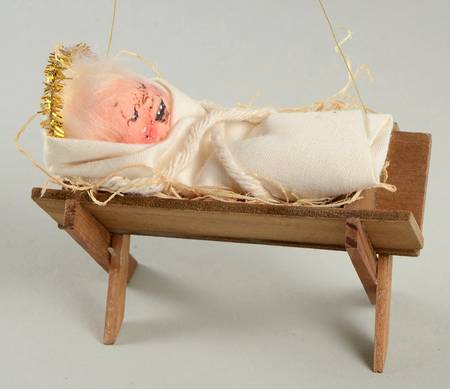 Annalee Christmas Ornaments Baby Jesus In Manger - No Box