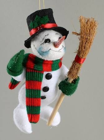 Annalee Christmas Ornaments Classic Snowman - No Box