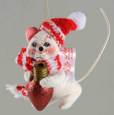Annalee Christmas Ornaments Lights Out Mouse - No Box