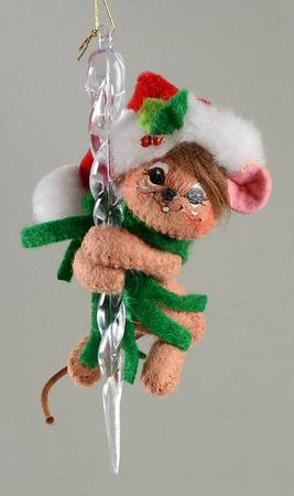 Annalee Christmas Ornaments Amber Icicle Mouse - No Box