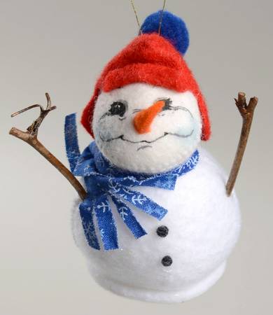 Annalee Christmas Ornaments Snowman - No Box