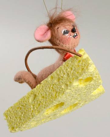 Annalee Christmas Ornaments Midnight Snack Mouse - No Box