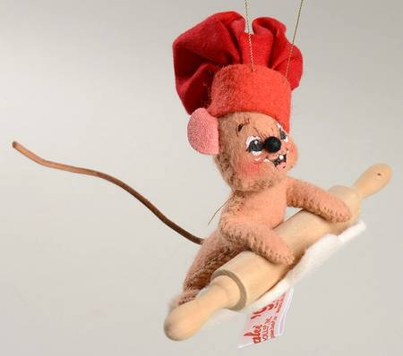 Annalee Christmas Ornaments Baker Mouse - No Box
