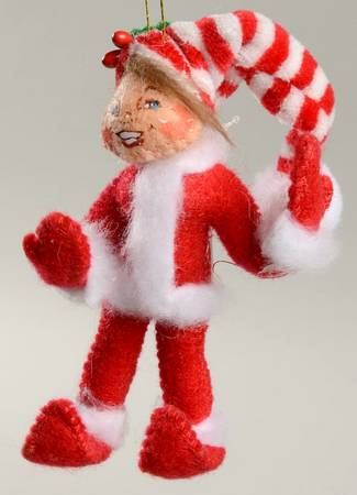 Annalee Christmas Ornaments Merry Mint Elf - No Box