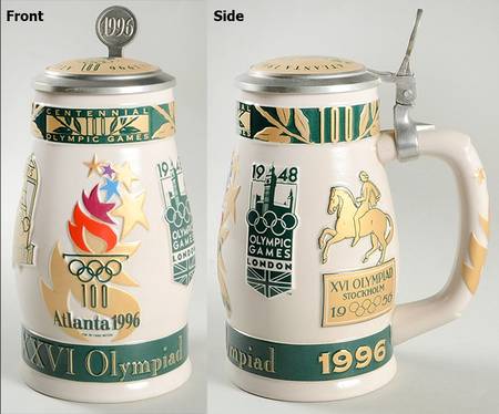 Olympic Games Steins by Anheuser-Busch