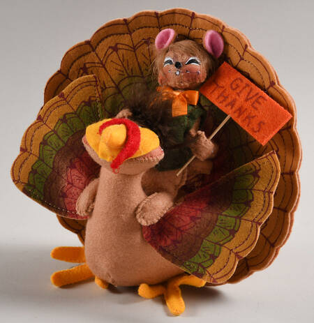 Thanksgiving Mice Give Thanks Friends - No Box