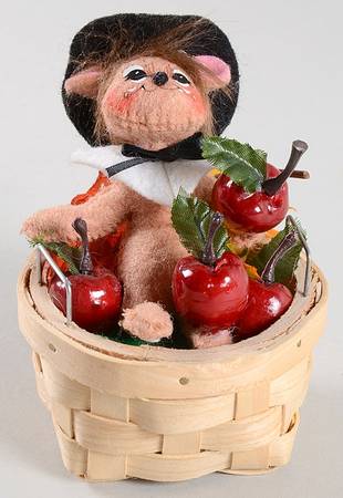 Thanksgiving Mice Apple Picking Boy Mouse - No Box