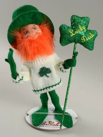 Annalee St Patrick's Day Lucky Irish Leprechaun Elf - No Box