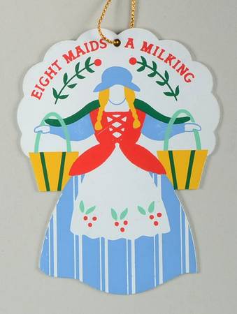 Twelve Days of Christmas Eight Maids A Milking - Boxed