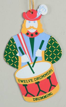 Twelve Days of Christmas Twelve Drummers Drumming - Boxed