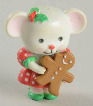 A Merry Little Christmas Mouse Ornaments Holly - Boxed