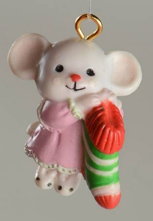 A Merry Little Christmas Mouse Ornaments by Avon