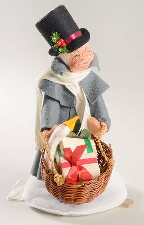 A Christmas Carol Scrooge With Basket - No Box