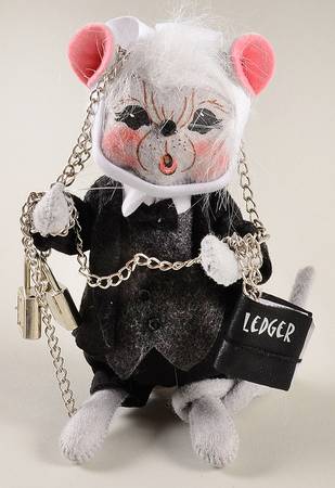 A Christmas Carol-Mice Jacob Marley Mouse - No Box