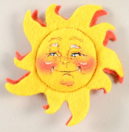 Doll Society Logo Kids 1996-97 Society Sun Pin - No Box