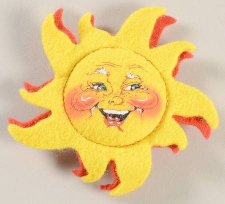 Doll Society Logo Kids 1995-96 Society Sun Pin - No Box